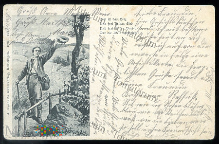 Pocztówka okolicznościowa 1899