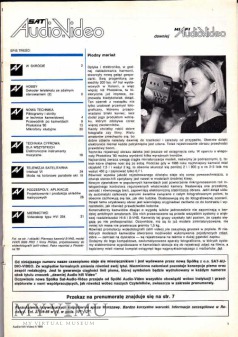 SAT AUDIO VIDEO 1991 rok, cz.I