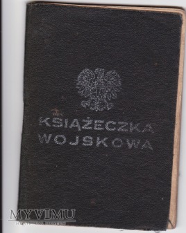 Książeczka wojskowa.