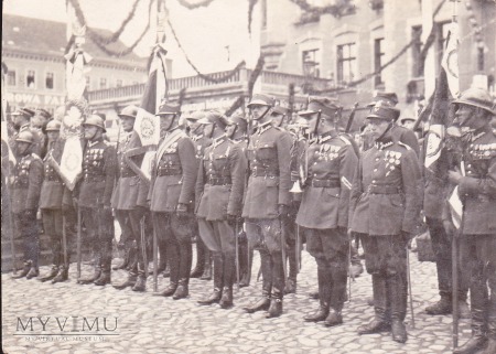 Fotografia żołnierzy 56 Pułku Piechoty Wlkp.