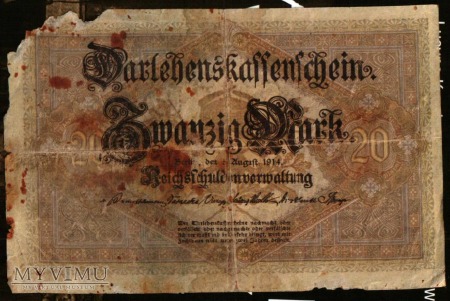 20 marek- 1914 - Niemcy