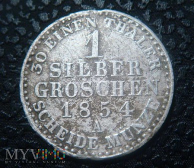 1 Silber Groschen, 1854 A