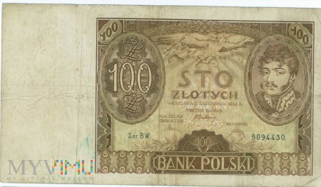 100 złotych-1934