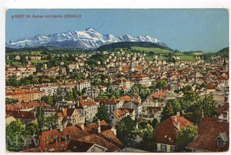 St. Gallen - widok ogólny - lata 30-te XX w.