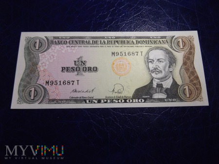 Banknot 1 PESO 1988 Dominikana