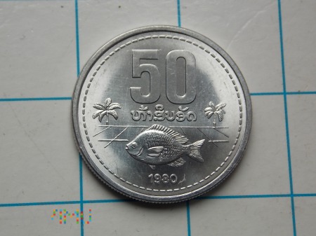 50 CENTÓW 1980 - LAOS