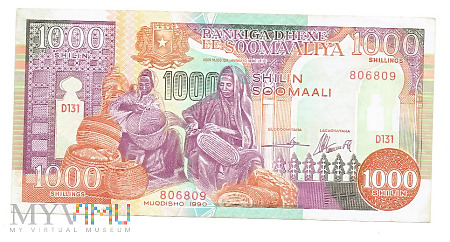 Somalia - 1000 Shilin 1990r.