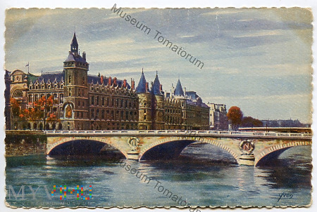 Duże zdjęcie Paris - Le Palais de Justice et le Pont au Change