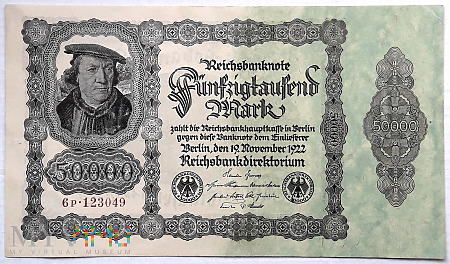 Niemcy 50 000 marek 1922