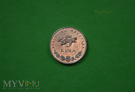 Moneta chorwacka: 5 kuna