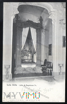 Isola Bella - Łóżko w ktorym spał Napoleon - 1905