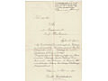 Pismo Kolej L. Siersza Wodna Trzebinia Skawce 1903