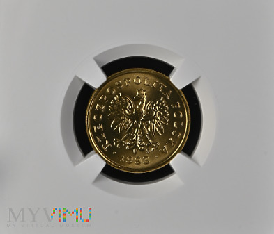 5 groszy 1993- NGC MS67
