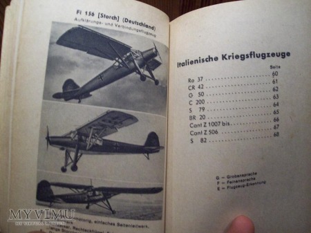 książka o samolotach stosowanych w róznych armiach