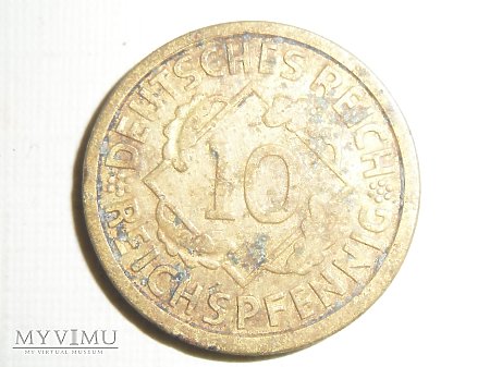 10 pfennig 1924 J