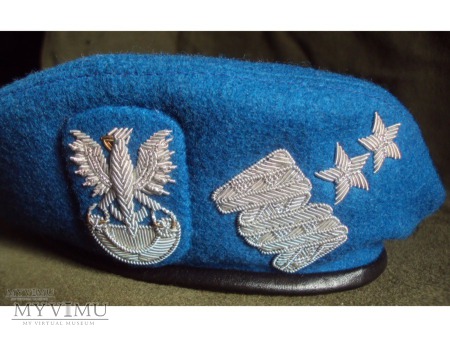 Beret niebieski generała dywizji 1983r.
