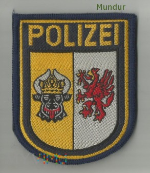 Duże zdjęcie Emblemat Polizei Mecklemburg-Vorpommern