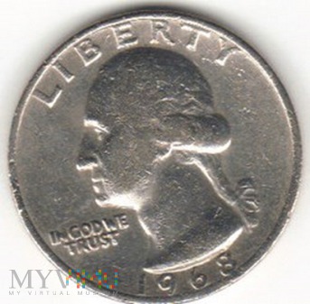 Duże zdjęcie 0,25 DOLLAR 1968