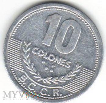 10 COLONES 2008