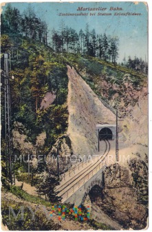 Mariazellerbahn - Wiadukt koło Erlaufklause - 1914