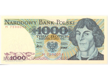 1000 złotych 1975 rok seria M