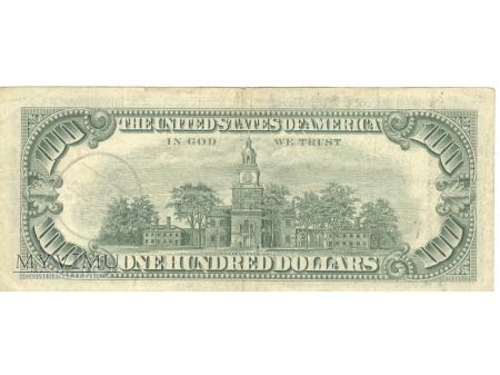 100 USD 1966 UNTTED STATES NOTE