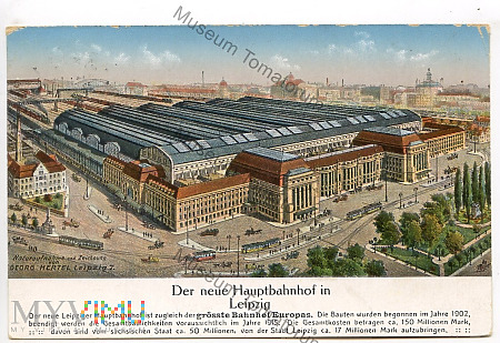 Leipzig - Dworzec Główny - 1912