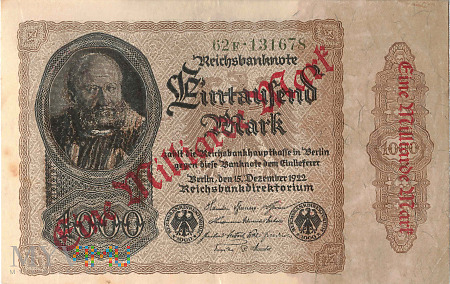 Duże zdjęcie Niemcy - 1 000 000 000 marek (1923)