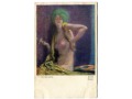 Heinrich Krenes Kobieta AKT papieros nude postcard