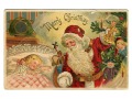 c. 1910 Święty Mikołaj z zabawkami USA