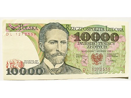 Polska- 10 000 zł 1988 r