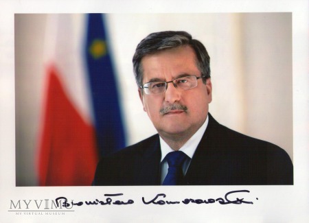 Podpis Bronisława Komorowskiego
