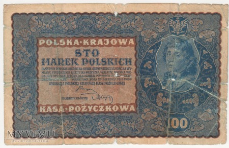 100 marek polskich 1919 rok
