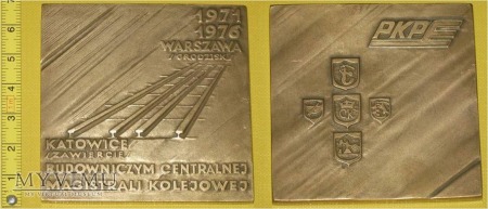 Duże zdjęcie Medal kolejowy budowy CMK