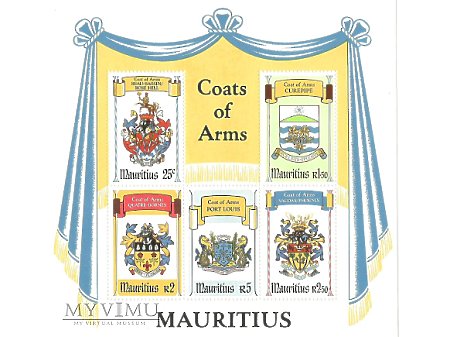 Znaczki Mauritiusa.