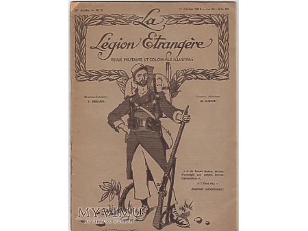 Duże zdjęcie La Legion Etrangere, magazyn z poczatku XX w.
