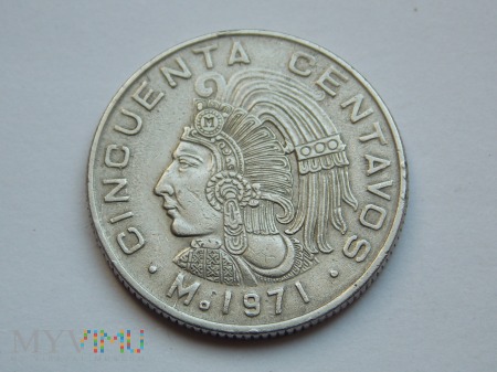 50 CENTAWOS 1971 - MEKSYK
