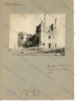 Dyneburg - ruiny kościoła 1918