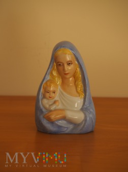Porcelanowa figurka Matki Boskiej