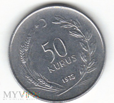 50 KURUS 1973