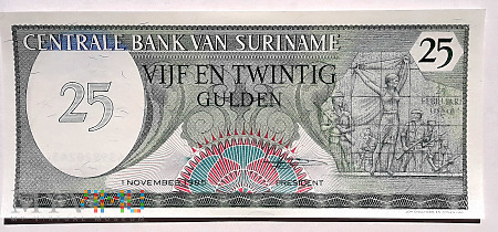 Surinam 25 gulden 1982