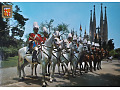 Vintage Postcard: Barcelona Town-hall horse-guards