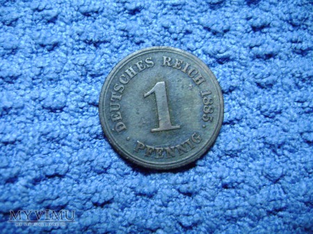 1 pfennig 1885