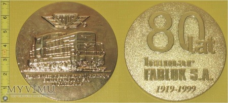 Medal kolejowy - firmowy Bumar - Fablok