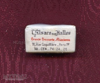 Cukier w kostkach - Paryż - L'Alsace aux Halles