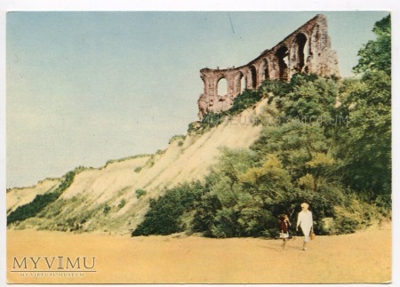 Duże zdjęcie Trzęsacz - ruiny - 1967