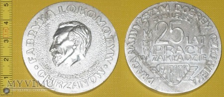 Medal kolejowy - firmowy FABLOK