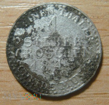 1 Silber Groschen, 1843 A