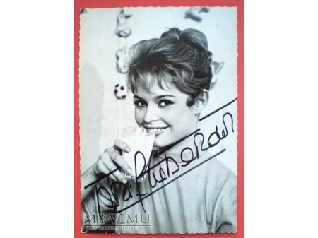 Brigitte Bardot Autograf i szklanka mleka PROST !!
