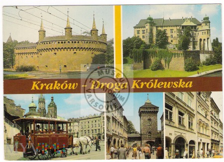 Kraków - wieloobrazkowa - lata 80-te XX w.